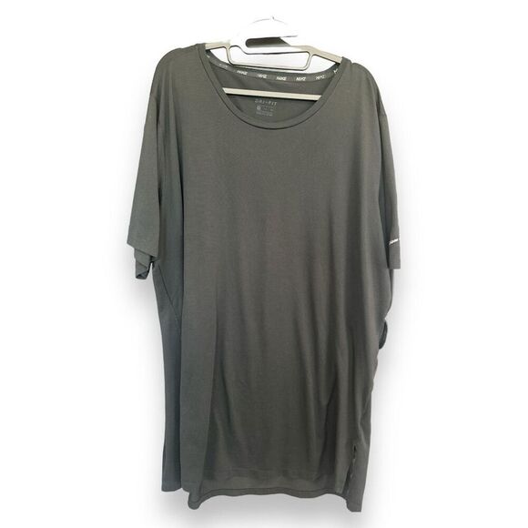 Nike Men's Black Dri-FIT Short Sleeve Performance T-Shirt Size XXL Activewear - Picture 4 of 9